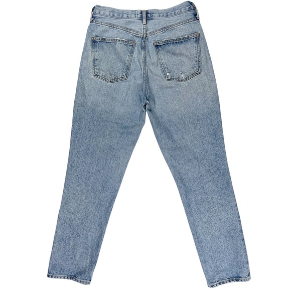 AGOLDE Fen High Rise Relaxed Taper Blue Jeans Size 27 - Picture 12 of 15